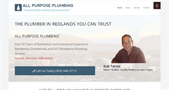 Desktop Screenshot of all-purpose-plumbing.com