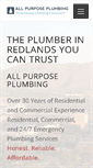 Mobile Screenshot of all-purpose-plumbing.com